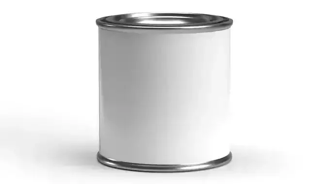 Half pint paint can with lid 