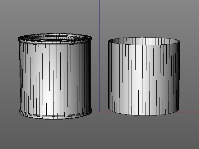 Half pint paint can with lid  3D model_2