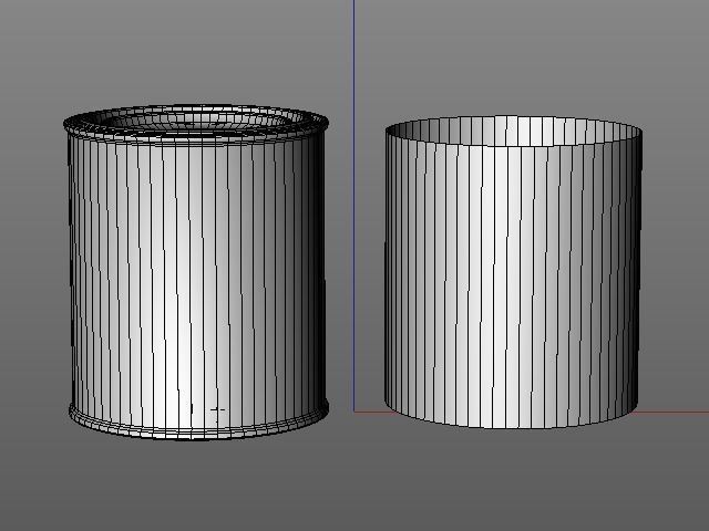 One pint paint can with lid 3D model_2