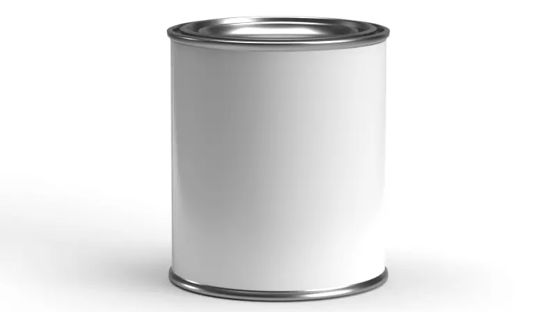 One pint paint can with lid 3D model_0