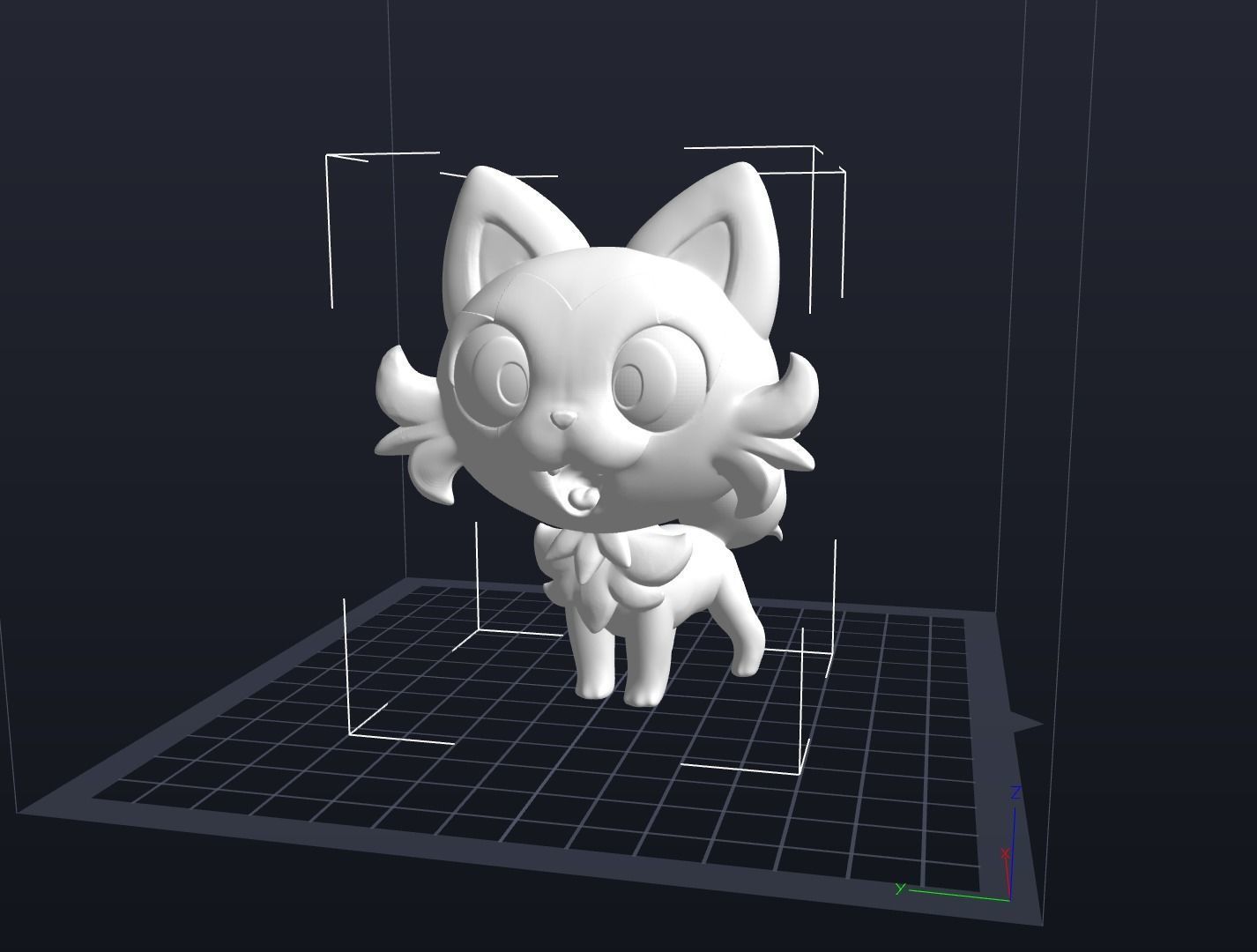 SPRIGATITO FROM POKEMON SCARLETT AND VIOLET 3D print model_1
