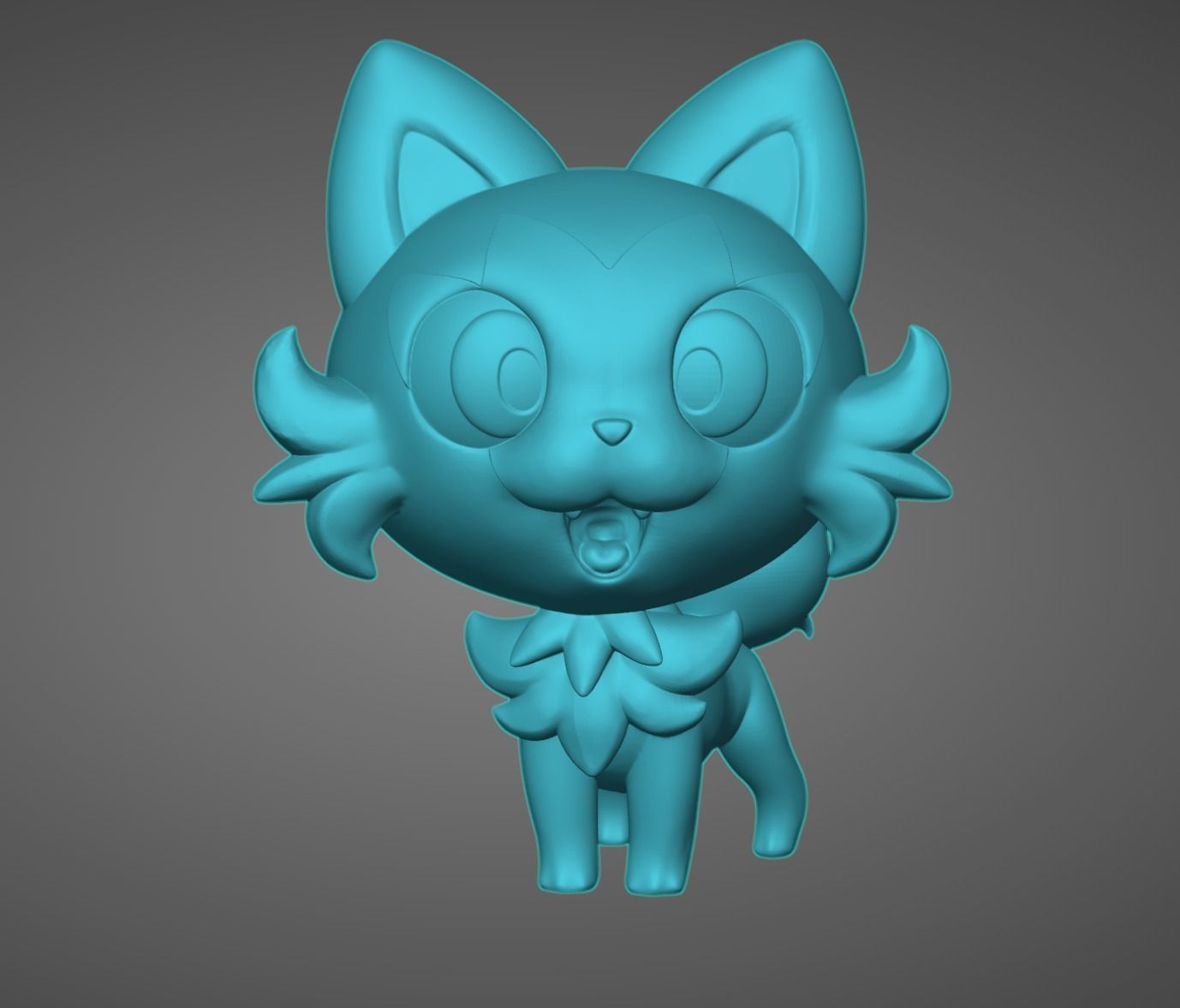 SPRIGATITO FROM POKEMON SCARLETT AND VIOLET 3D print model_2