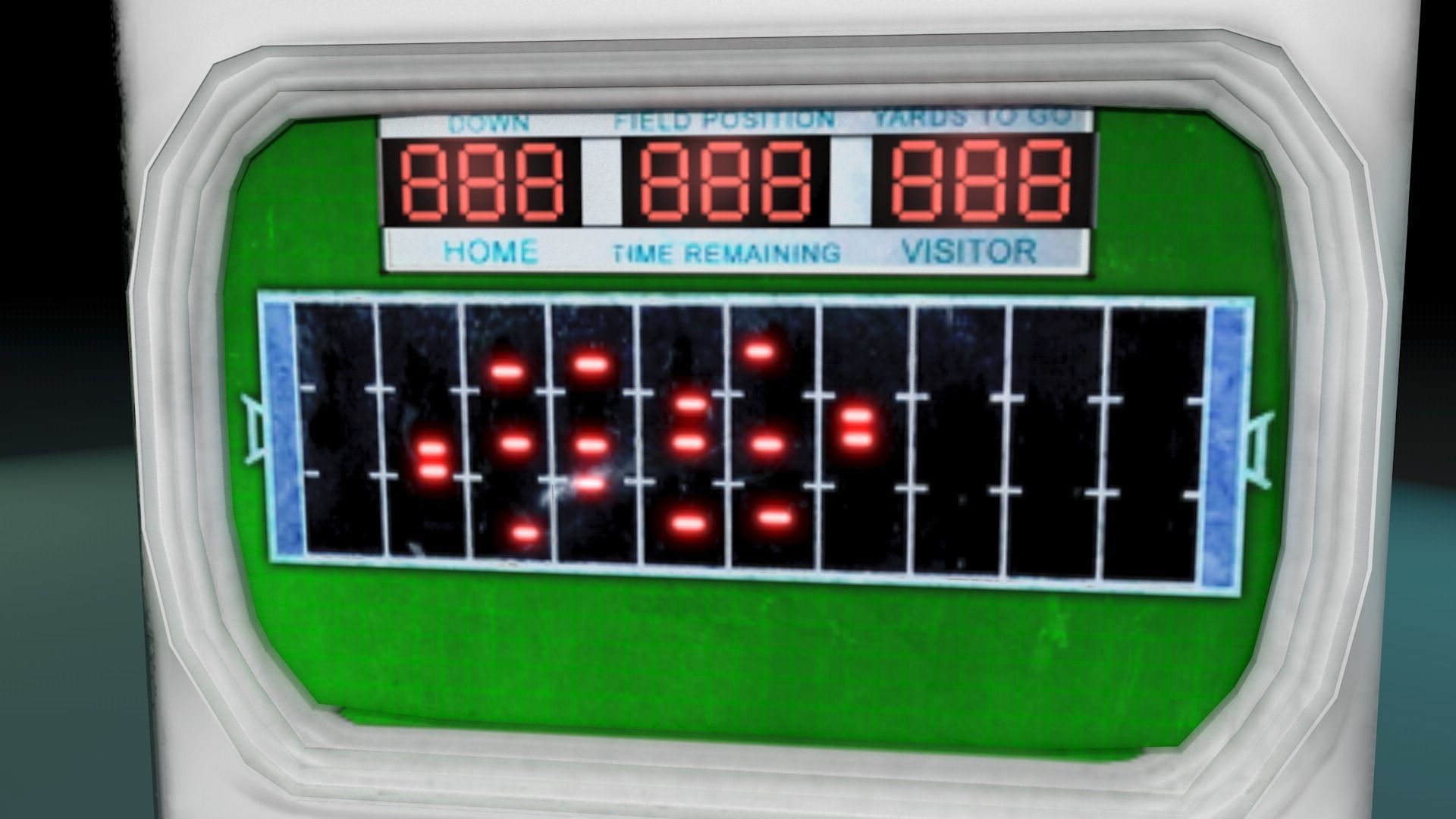 Vintage Football Handheld 3D model_2