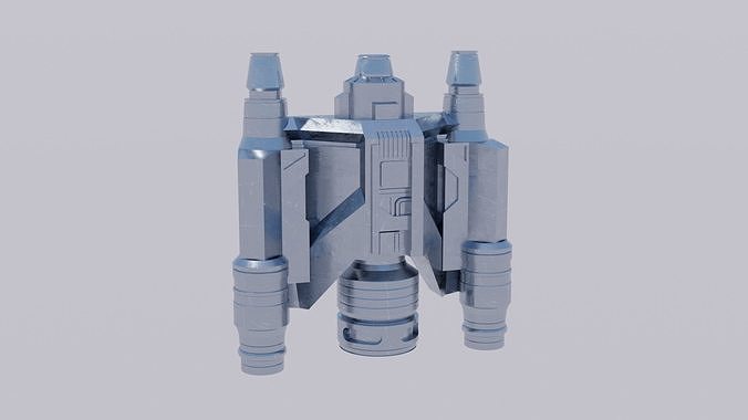 Mandalorian Paz Vizsla Jetpack 3D print model