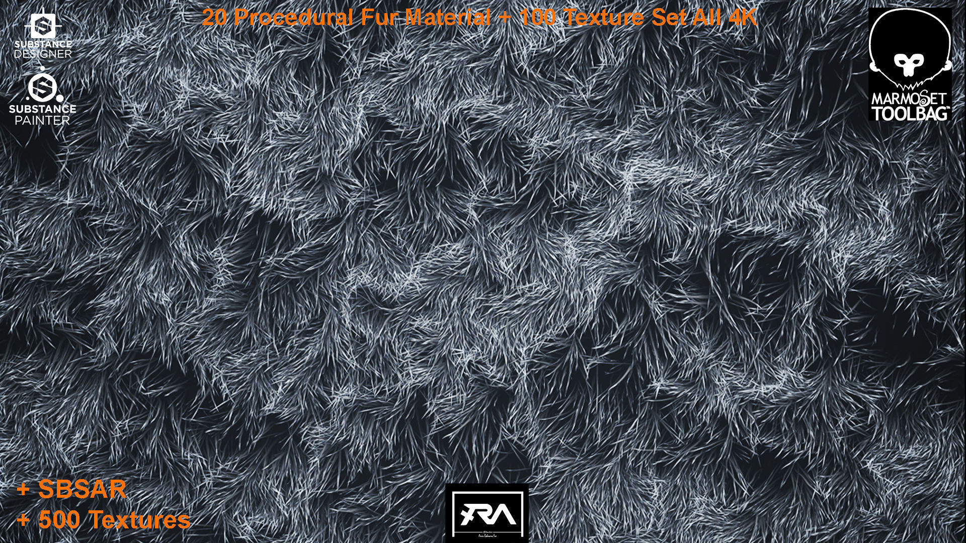 Texture Set Texture 20 Procedural Fur Material Tileable 100 Texture Set 500 Texture ...