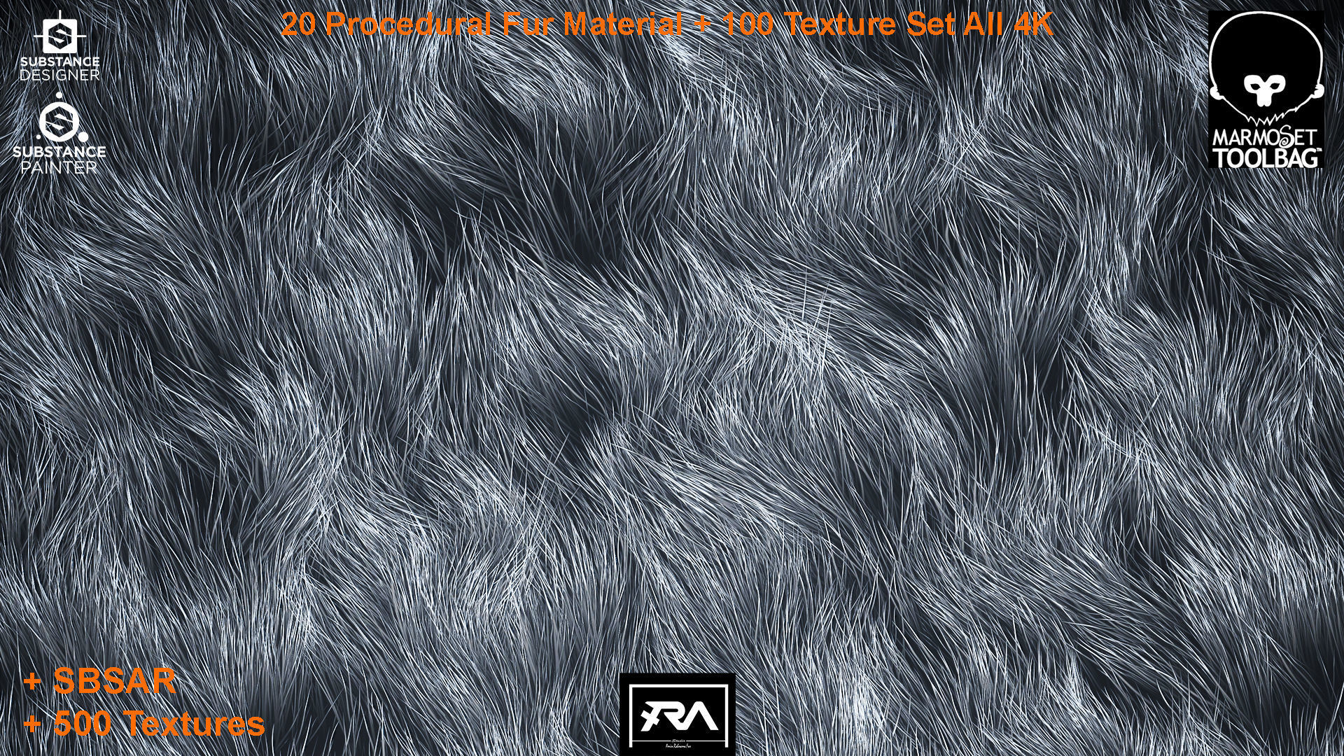 Texture 20 Procedural Fur Material Tileable 100 Texture Set 500 Texture ...