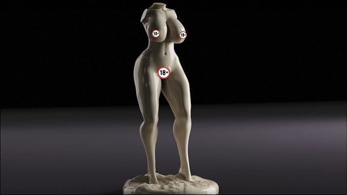 Sexy Woman Statue 8 3D print model