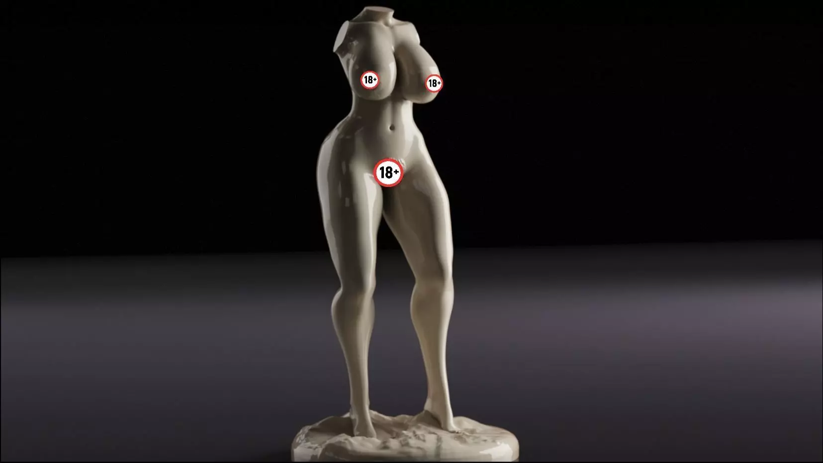 Sexy Woman Statue 8 3D print model_0