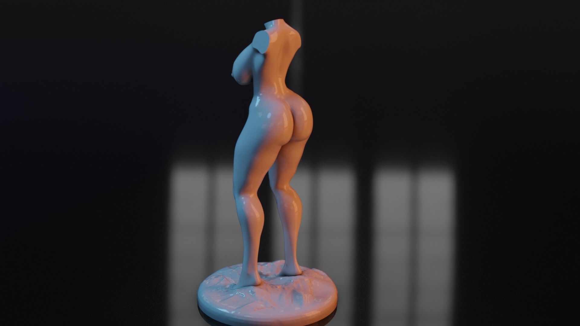 Sexy Woman Statue 8 3D print model_32