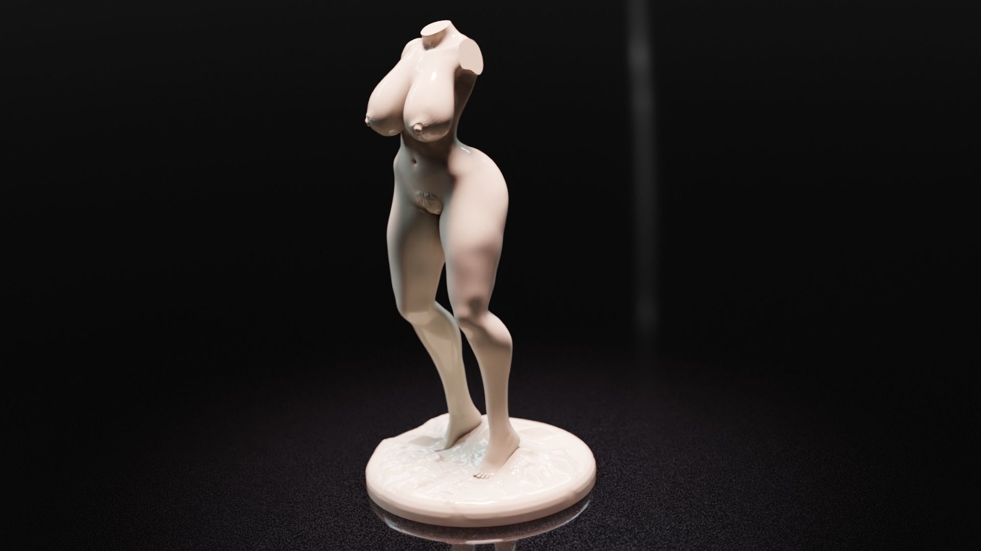 Sexy Woman Statue 8 3D print model_29