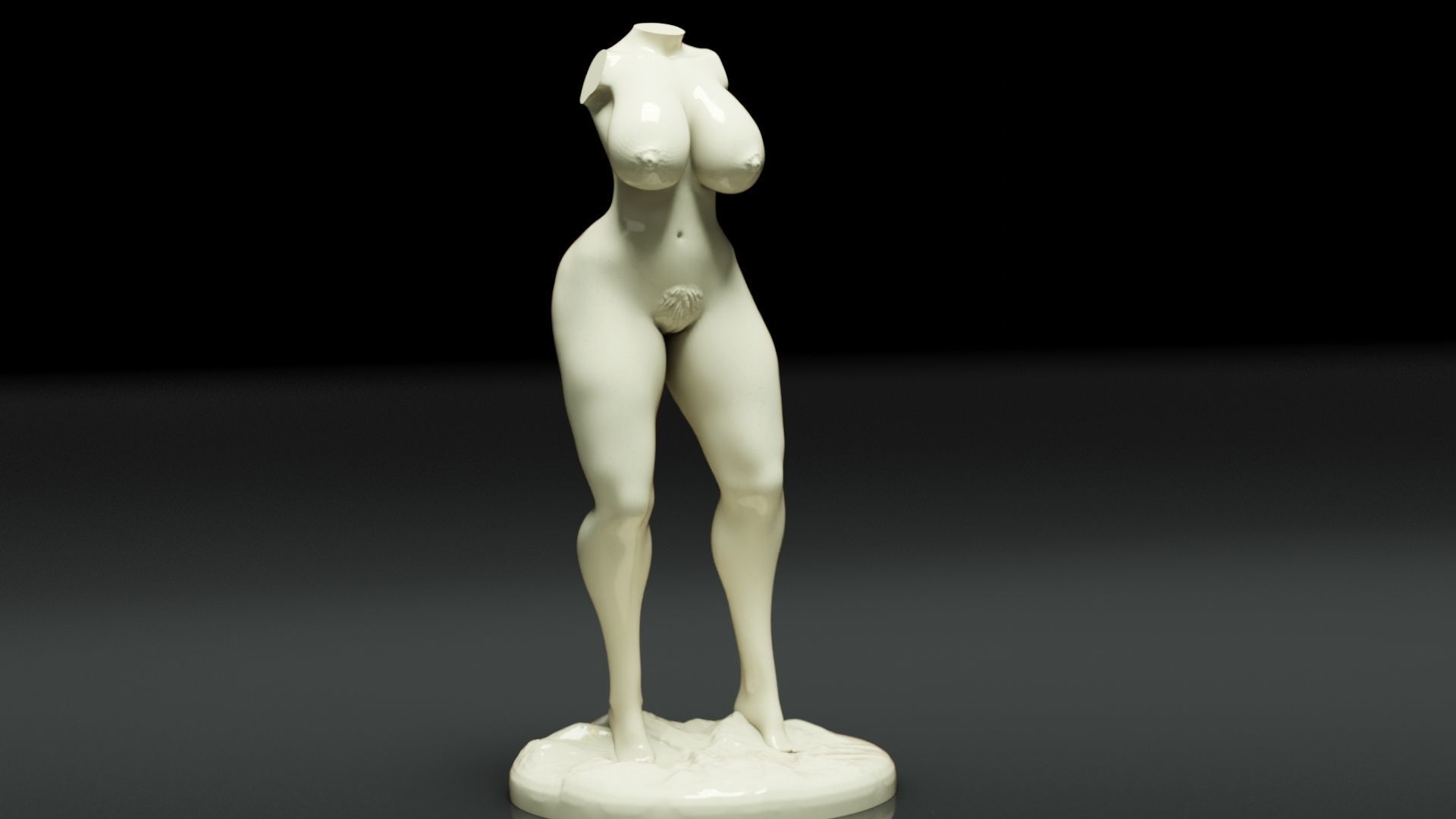 Sexy Woman Statue 8 3D print model_21