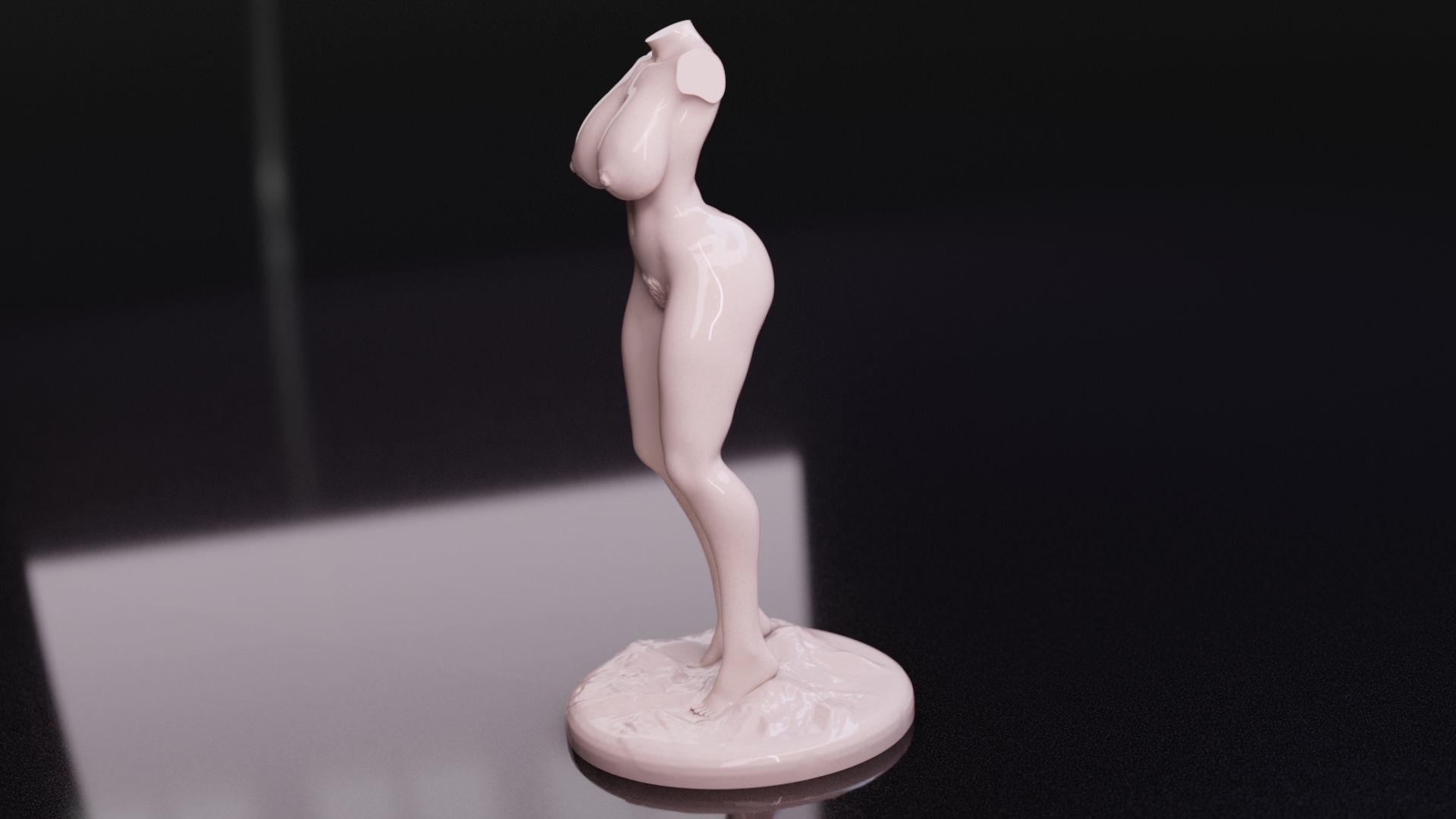 Sexy Woman Statue 8 3D print model_30