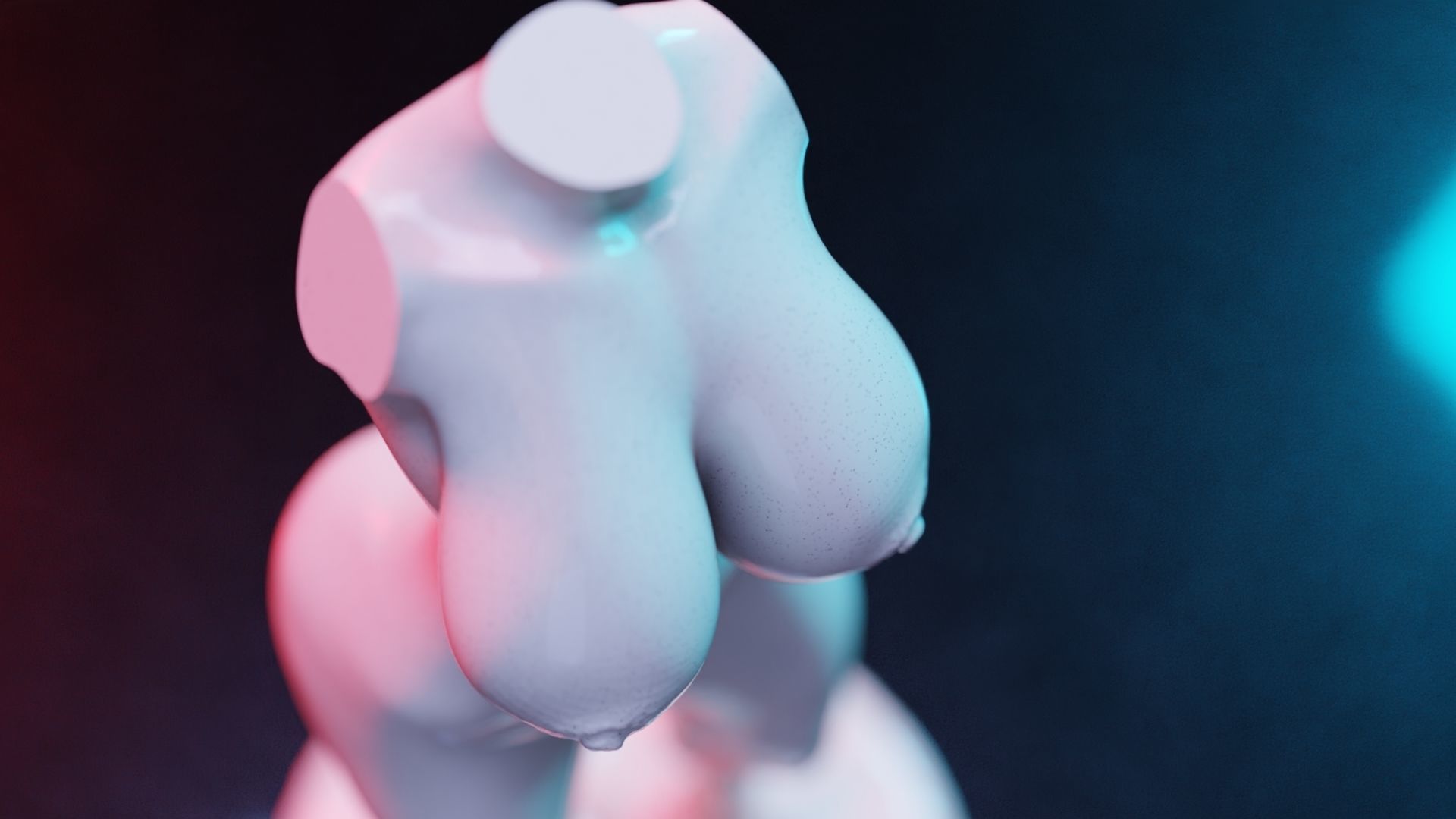Sexy Woman Statue 8 3D print model_6