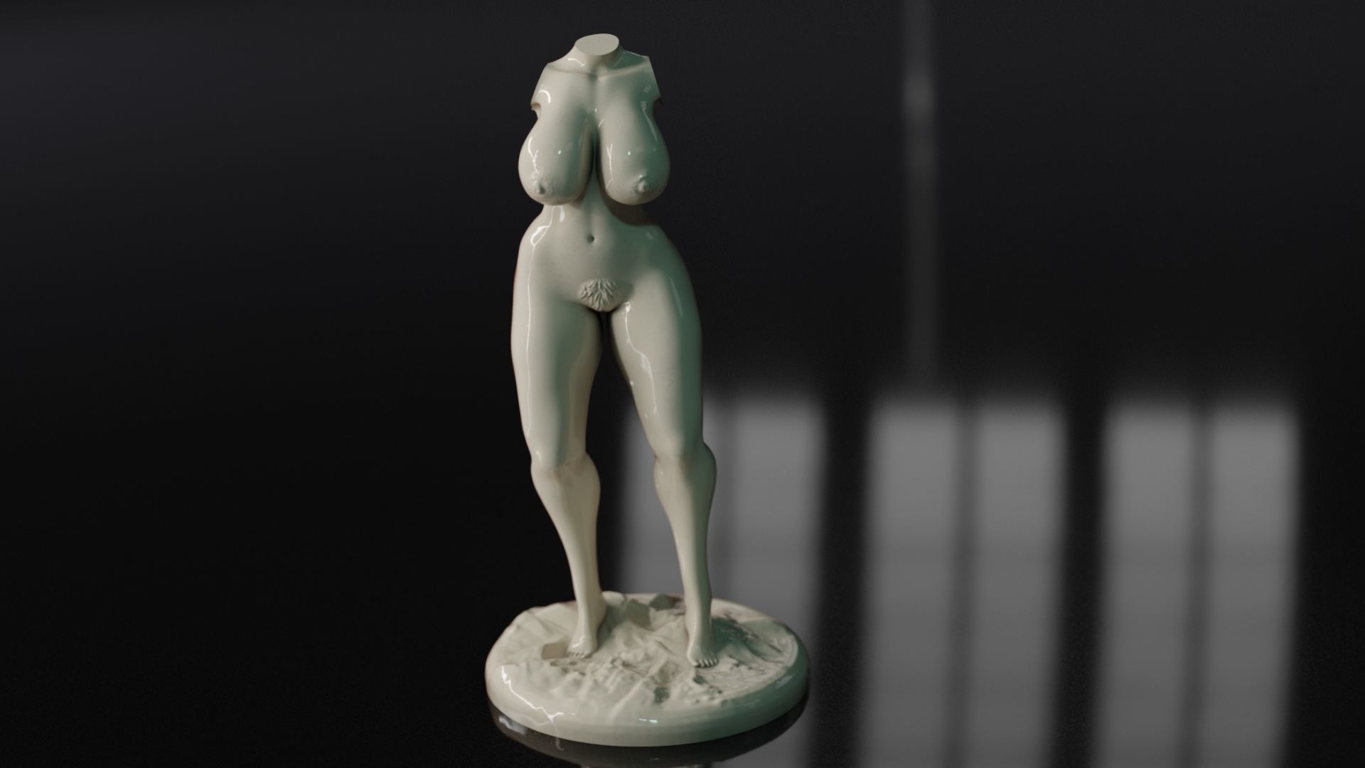 Sexy Woman Statue 8 3D print model_27