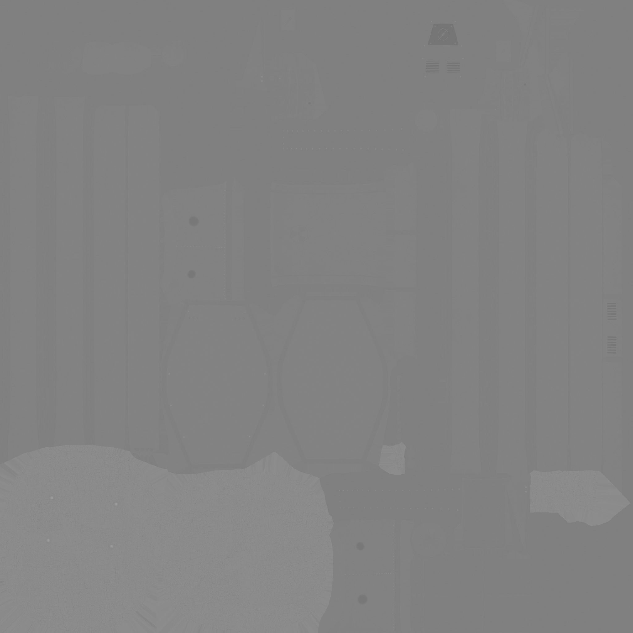 Jetpack Electric B10 Black Dirt - SciFi Character Design Low-poly 3D model_19