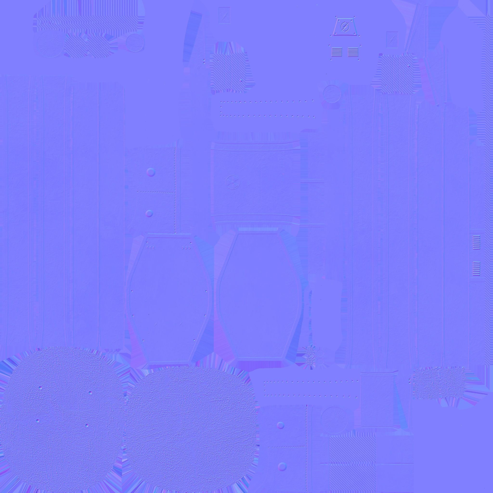 Jetpack Electric B10 Black Dirt - SciFi Character Design Low-poly 3D model_21