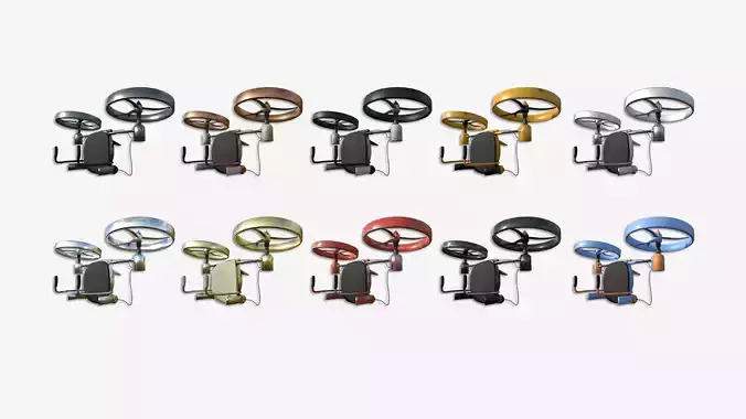 10 Jetpack Electric B Collection - SciFi Character Design 