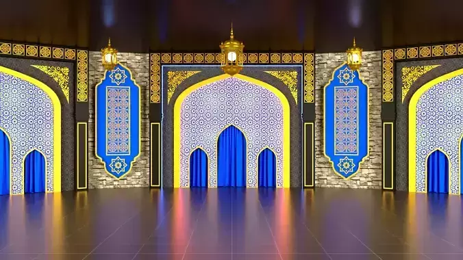 Islamic virtual set 