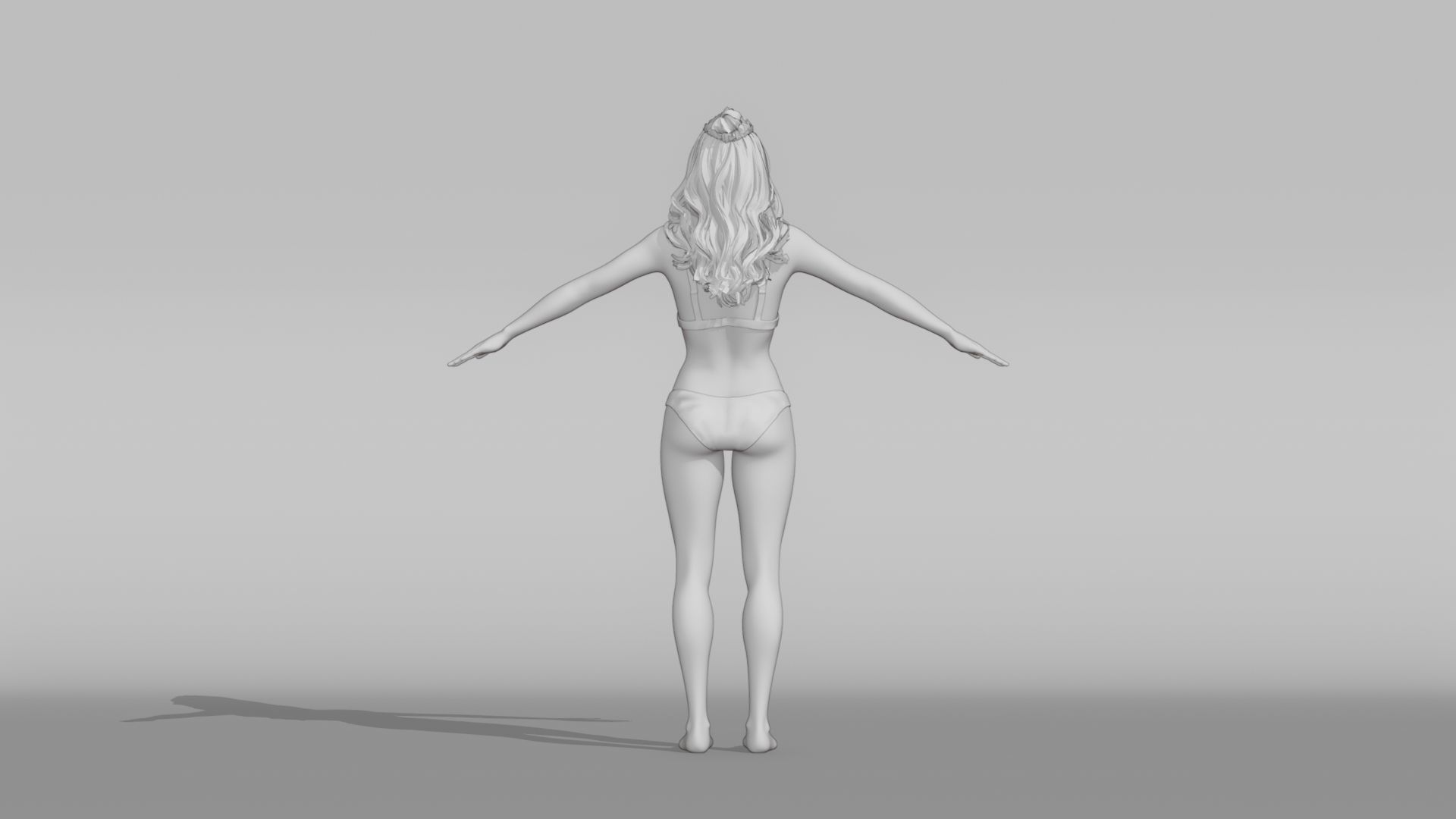 Realistic Female Character - Jessie 3D model_20