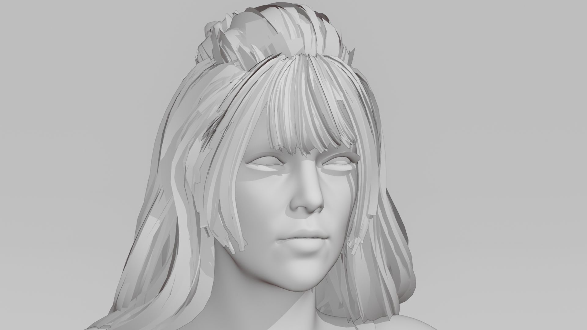Realistic Female Character - Jessie 3D model_17