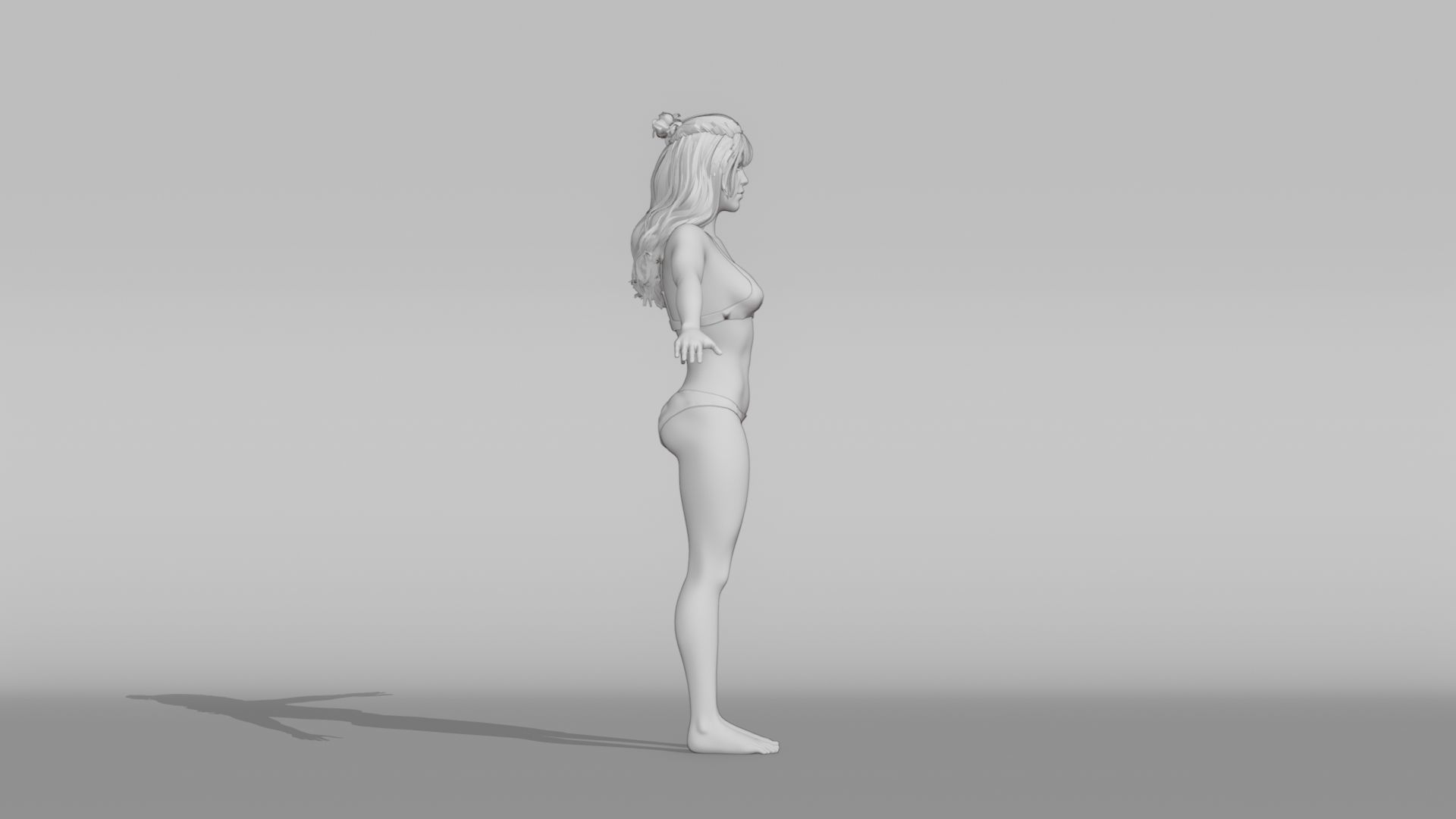 Realistic Female Character - Jessie 3D model_19
