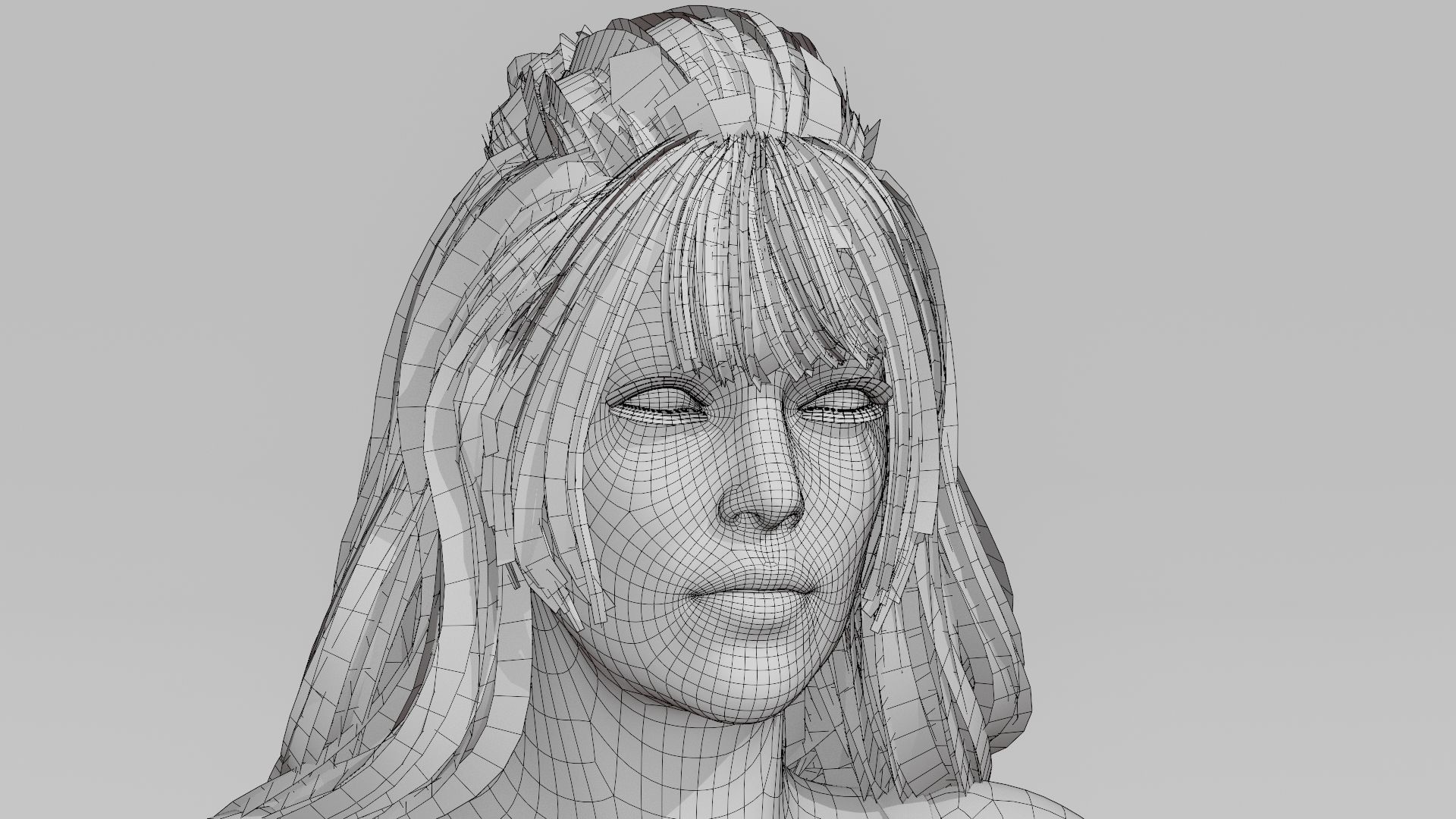 Realistic Female Character - Jessie 3D model_12