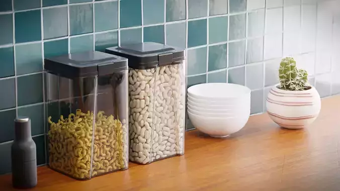 Food Storage Container Macaroni