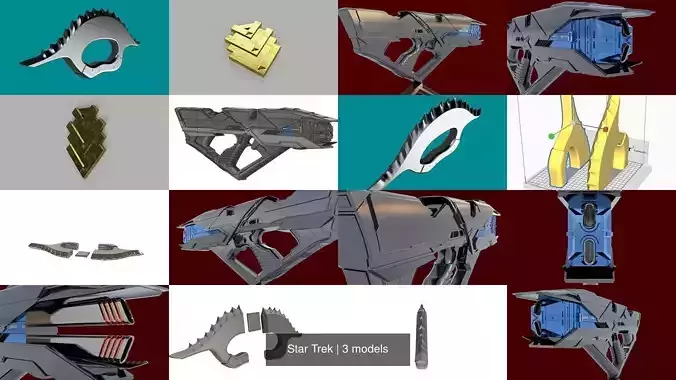 Star Trek 3D Model Collection