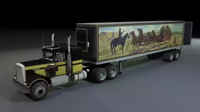 Snowmans Rig Smokey and The Bandit 3D model