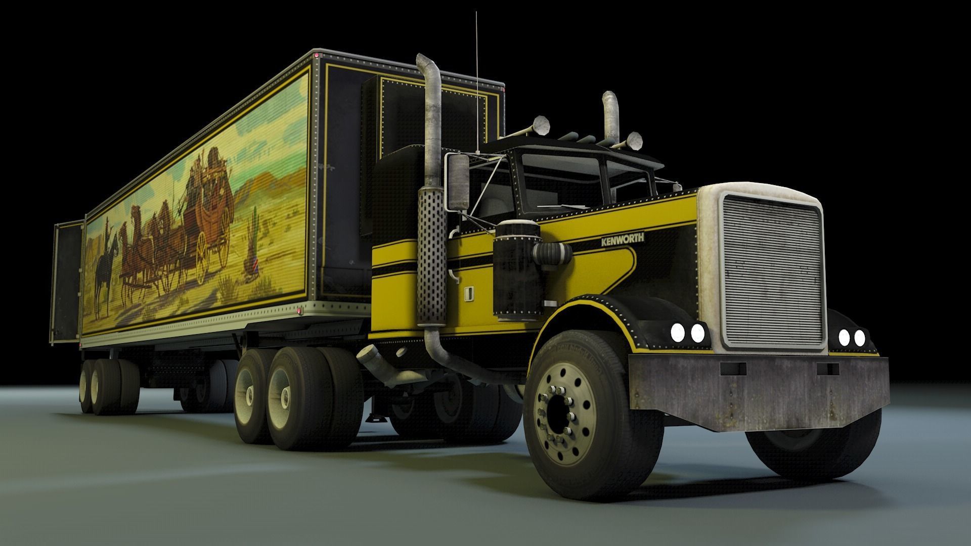 Snowmans Rig Smokey and The Bandit 3D model_1