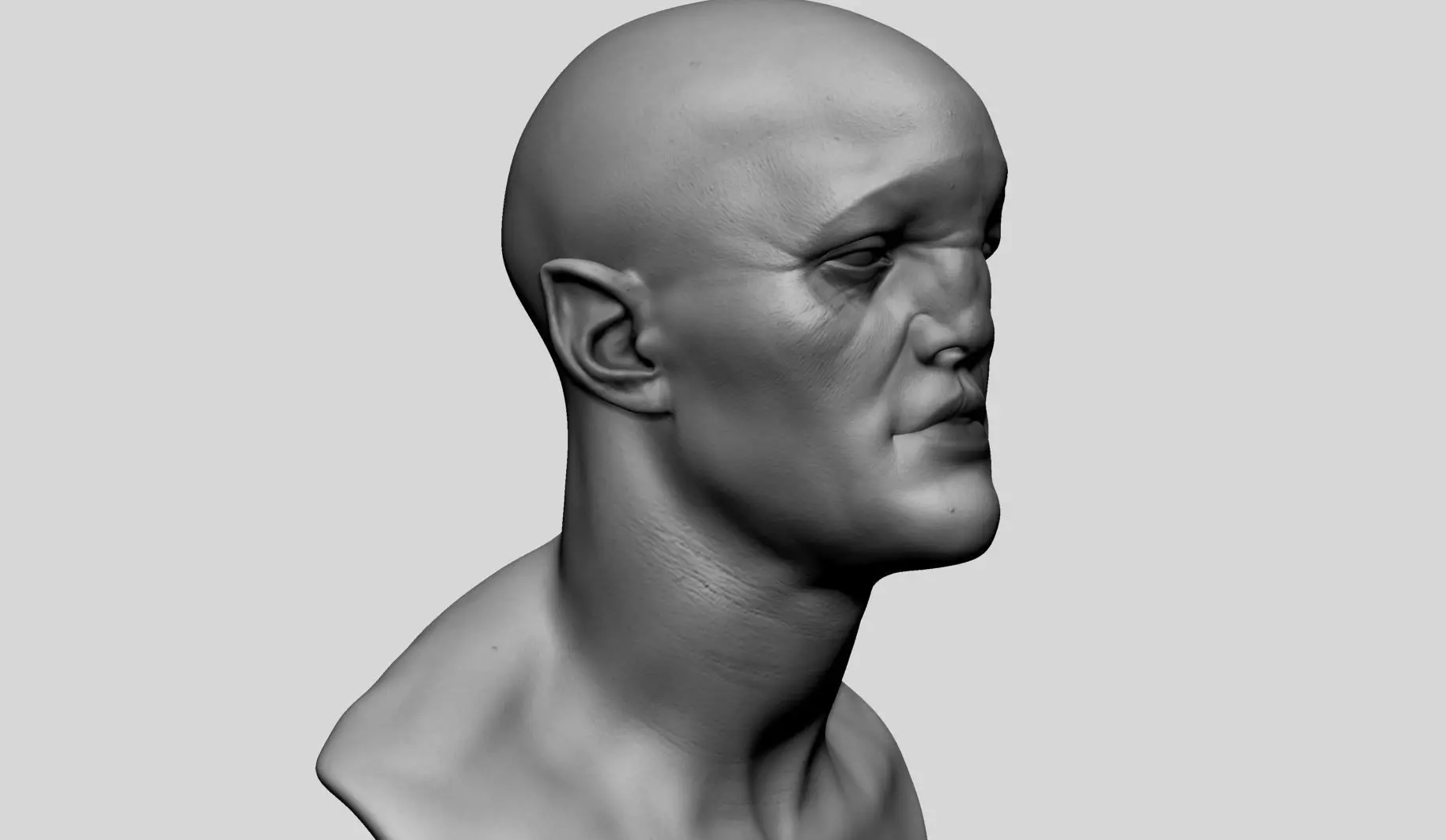 Creature Head A 3D model_0