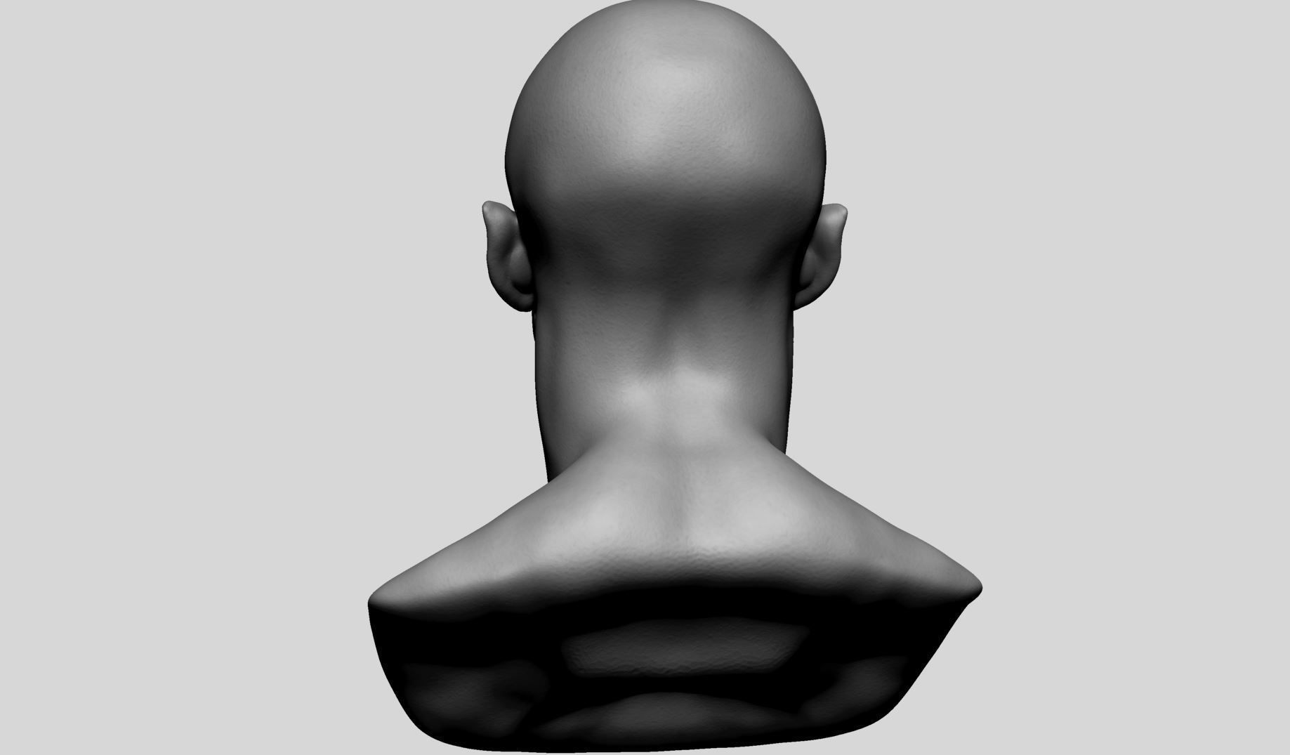 Creature Head A 3D model_4