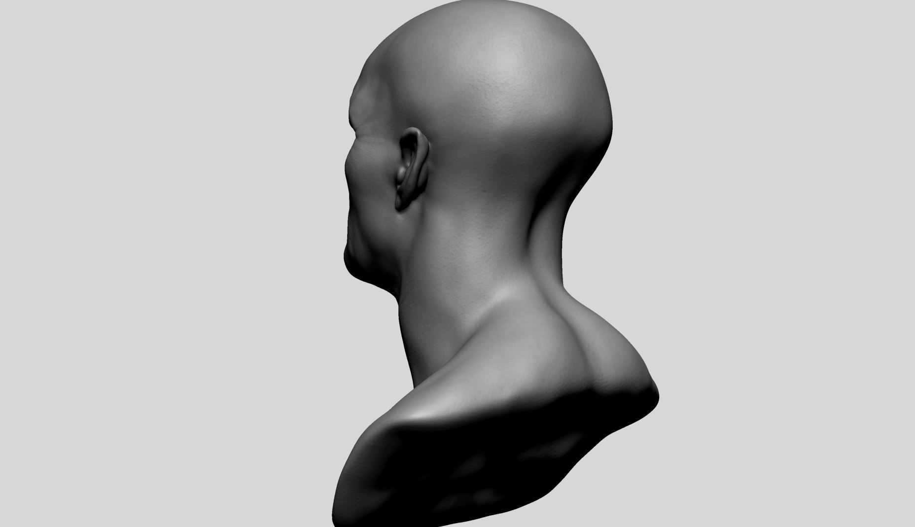 Creature Head A 3D model_5