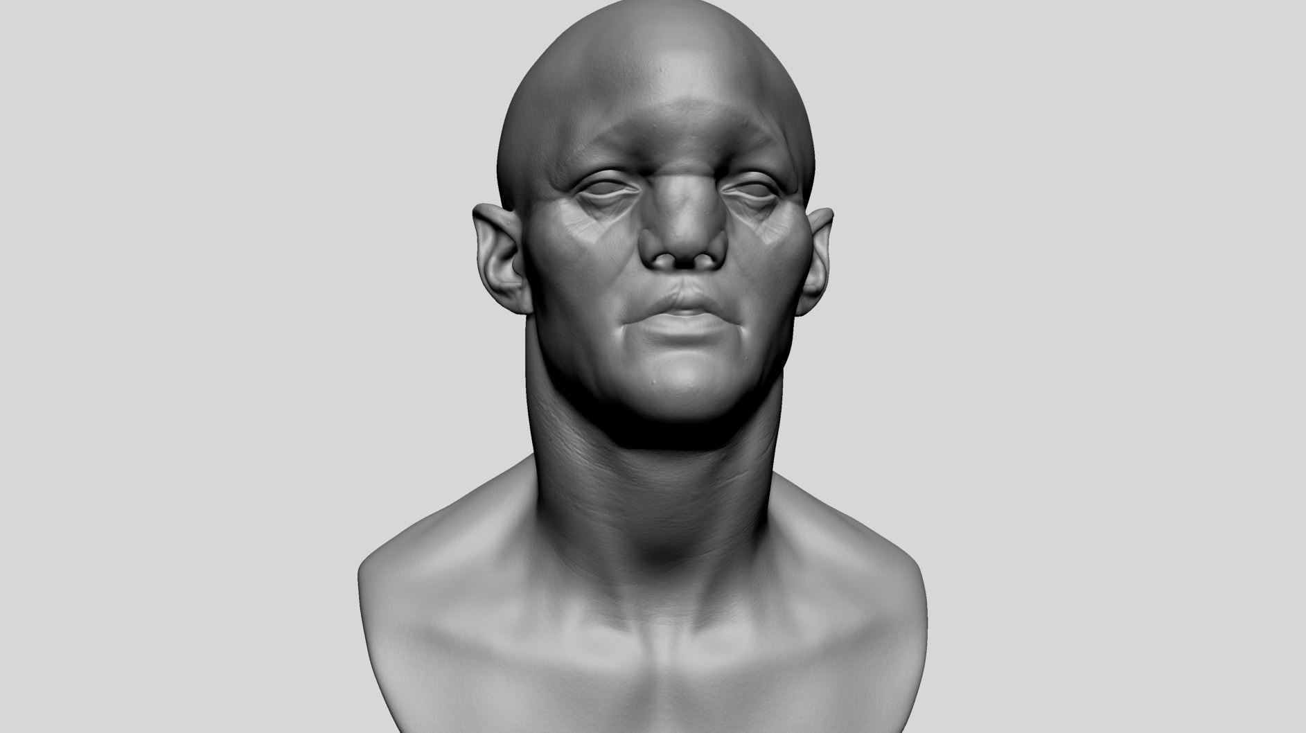 Creature Head A 3D model_14