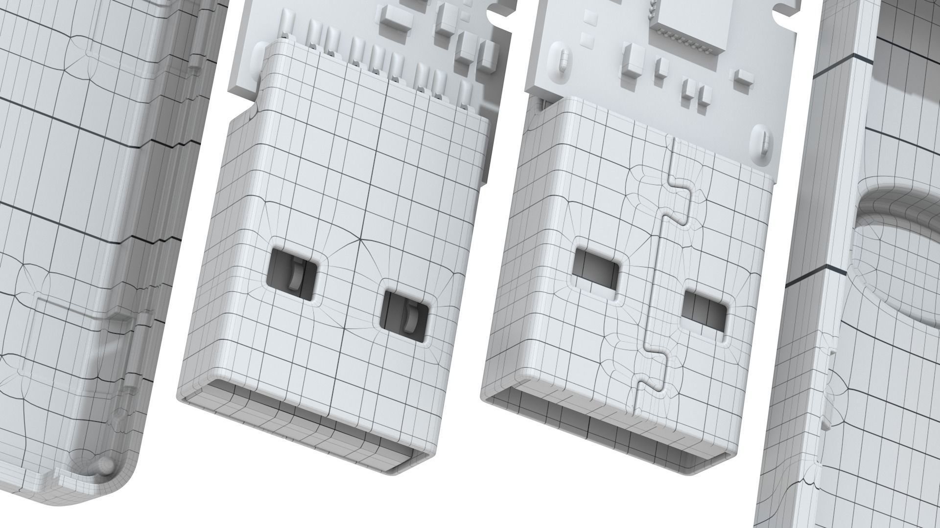 USB Flash Drive Team C145 3D model_20