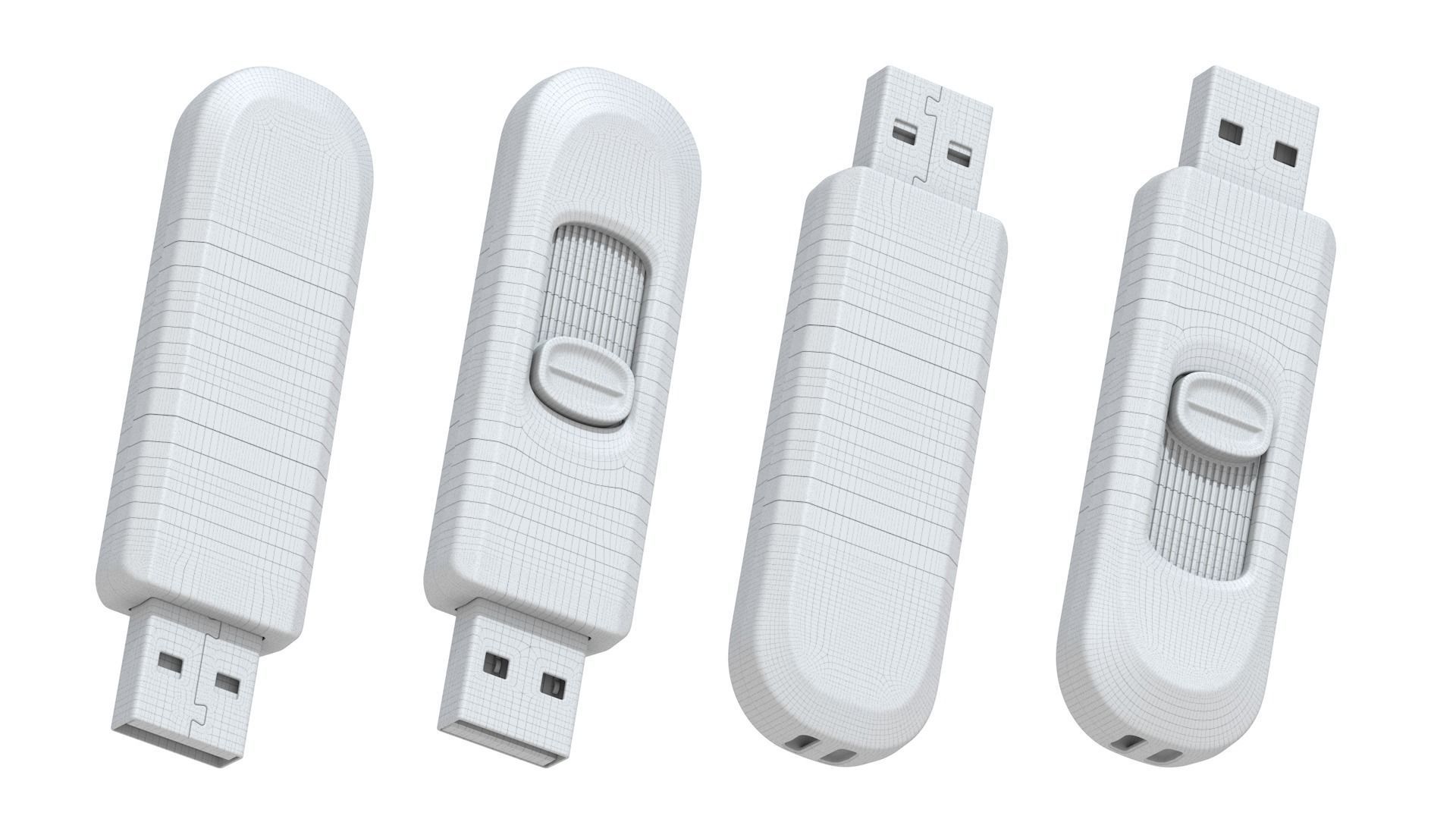 USB Flash Drive Team C145 3D model_15