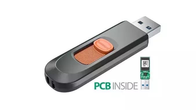 USB Flash Drive Team C145 3D model