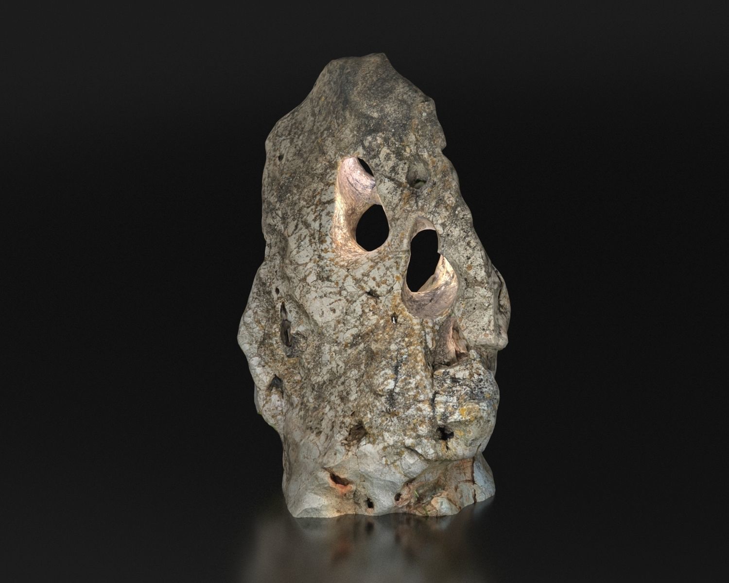 Stone from Portugal Vila do Bispu scanned from real rock 3D model_19