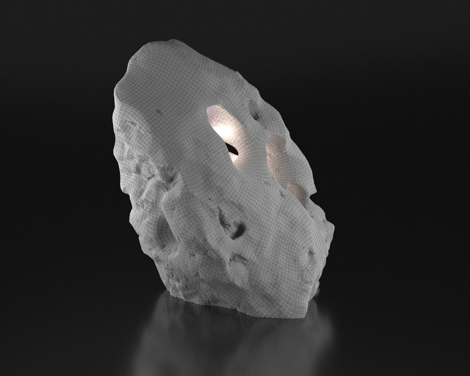 Stone from Portugal Vila do Bispu scanned from real rock 3D model_32