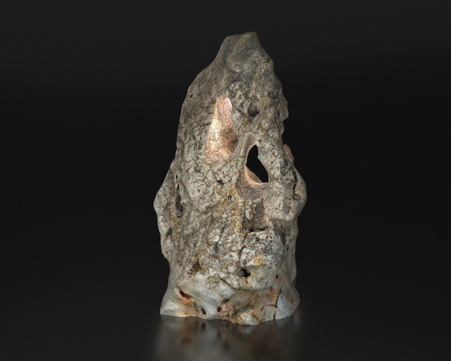 Stone from Portugal Vila do Bispu scanned from real rock 3D model_20