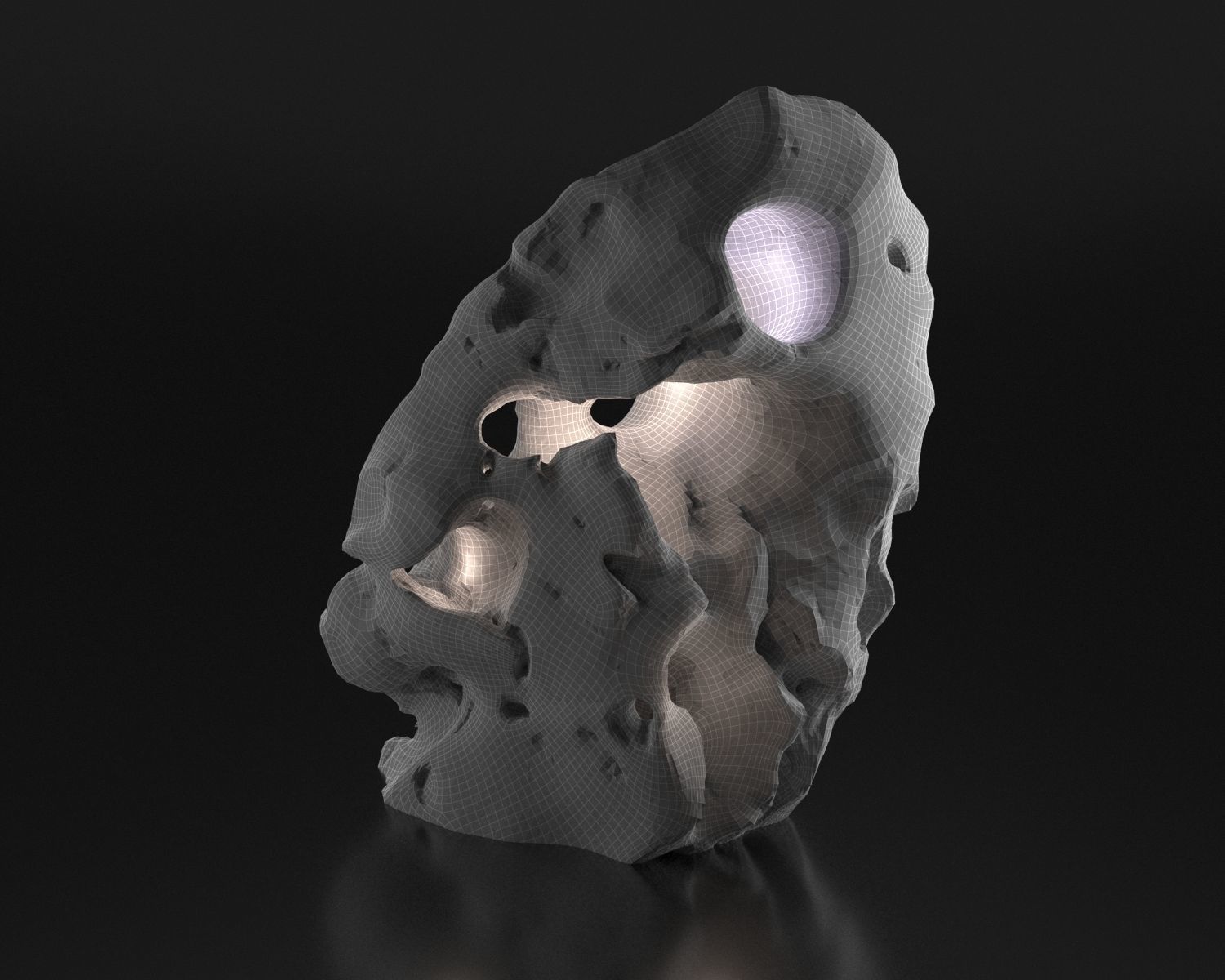Stone from Portugal Vila do Bispu scanned from real rock 3D model_26