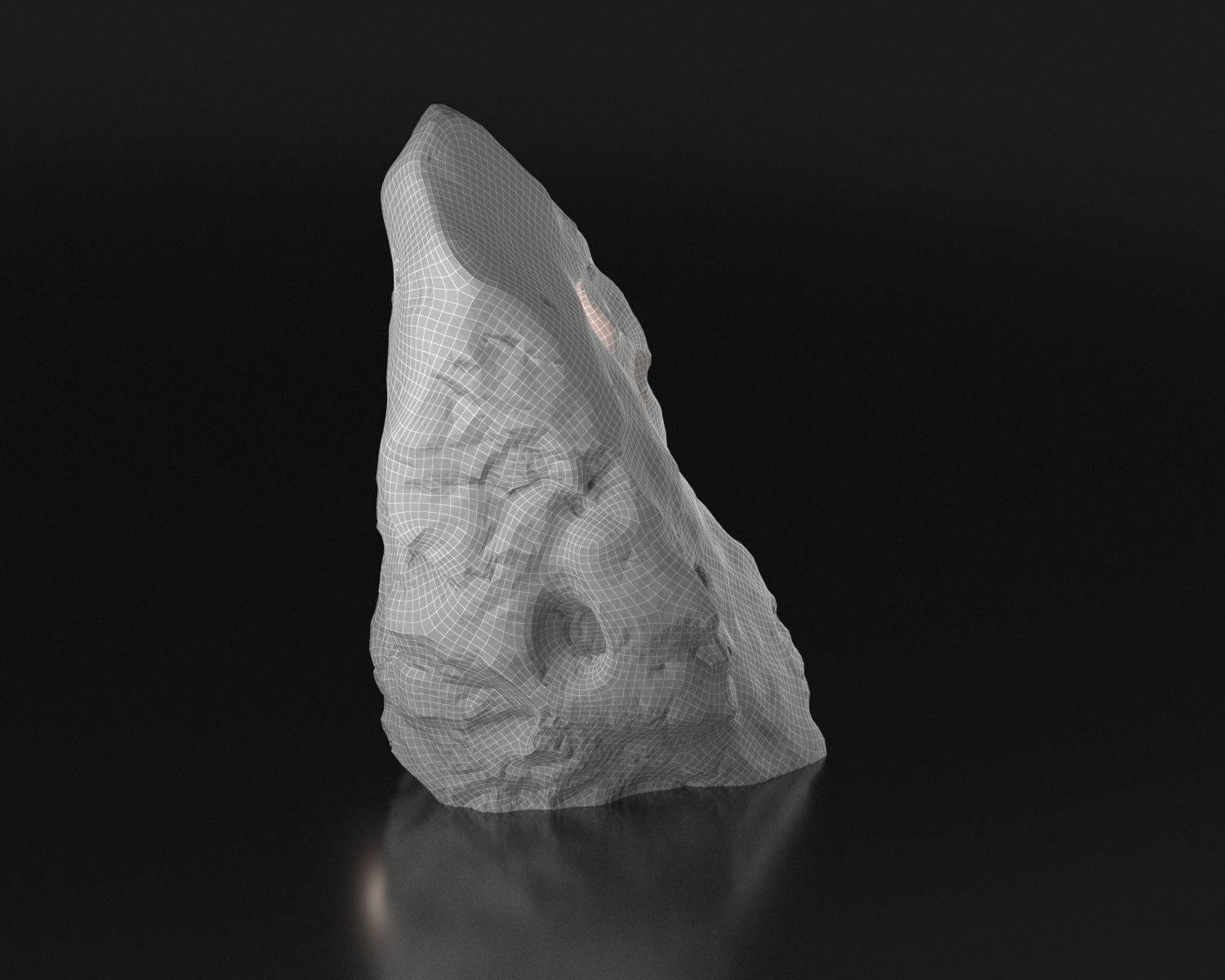 Stone from Portugal Vila do Bispu scanned from real rock 3D model_30
