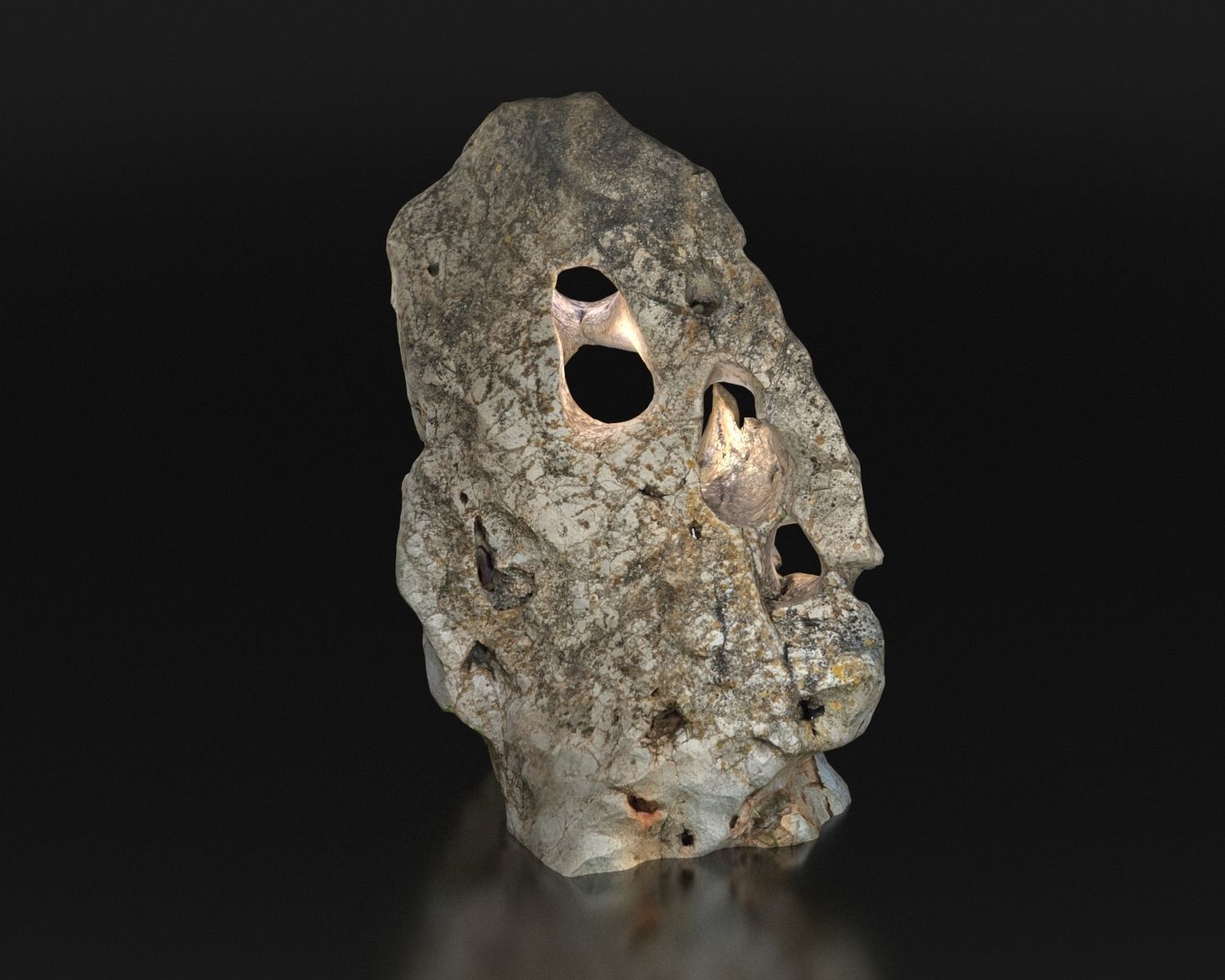 Stone from Portugal Vila do Bispu scanned from real rock 3D model_18