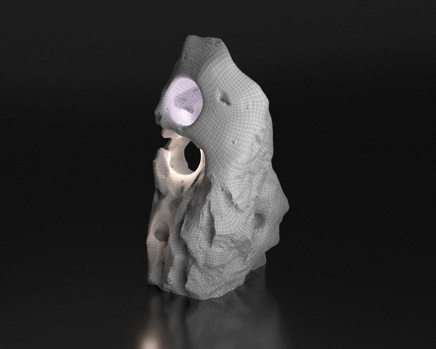 Stone from Portugal Vila do Bispu scanned from real rock 3D model_28