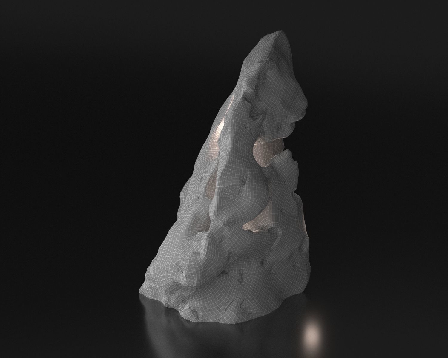 Stone from Portugal Vila do Bispu scanned from real rock 3D model_37