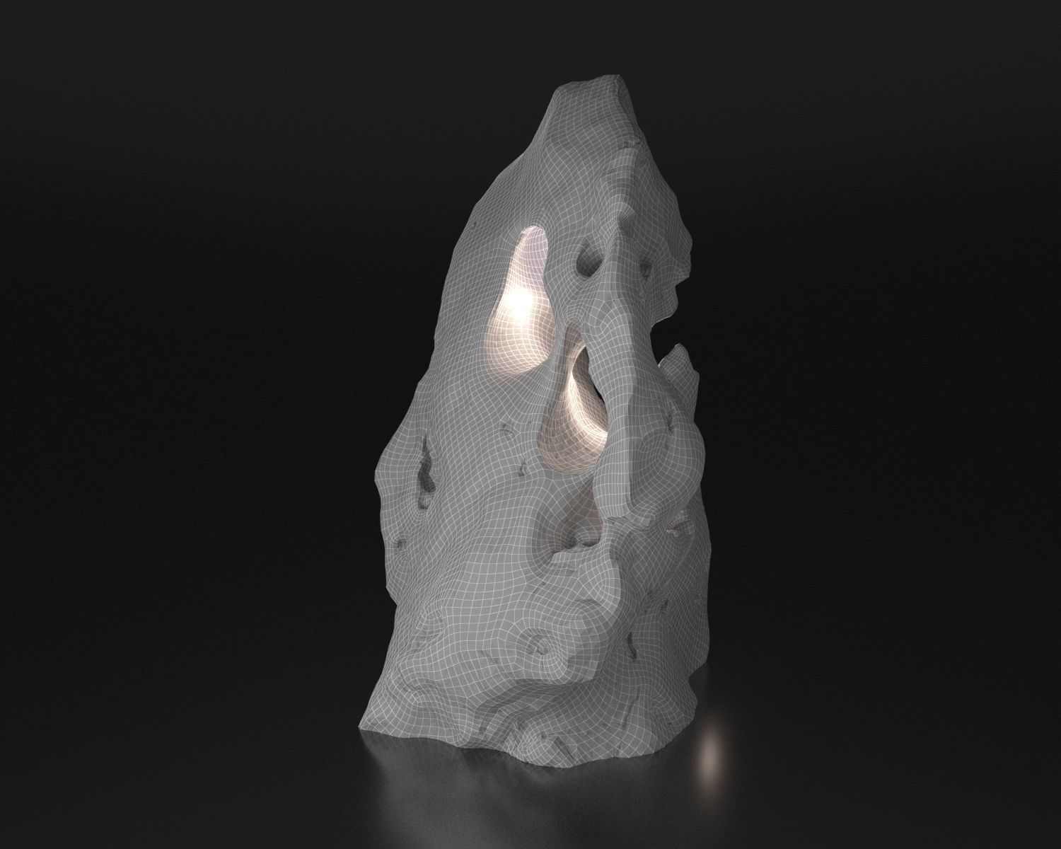 Stone from Portugal Vila do Bispu scanned from real rock 3D model_36