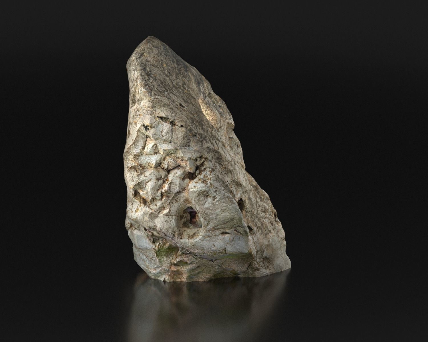 Stone from Portugal Vila do Bispu scanned from real rock 3D model_12