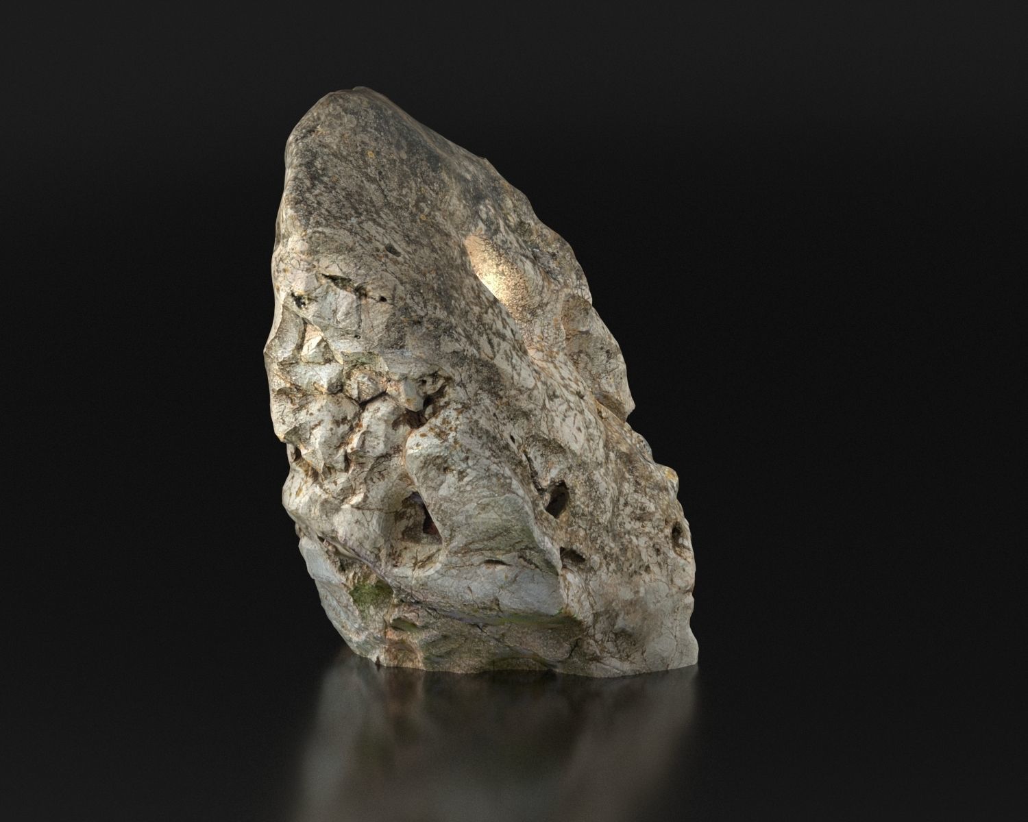 Stone from Portugal Vila do Bispu scanned from real rock 3D model_13