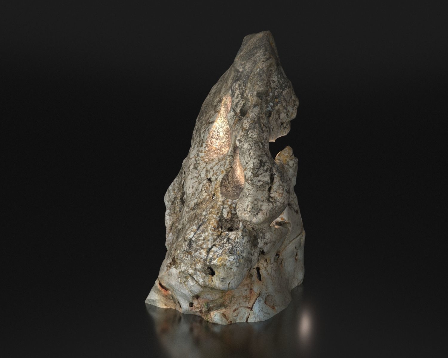 Stone from Portugal Vila do Bispu scanned from real rock 3D model_21