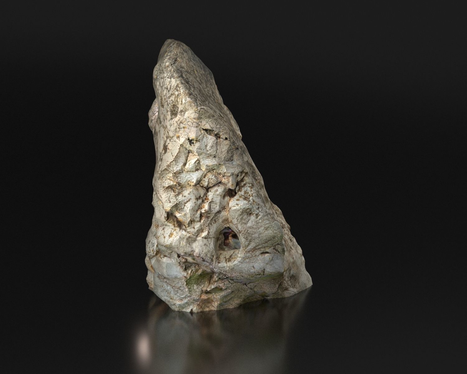 Stone from Portugal Vila do Bispu scanned from real rock 3D model_11